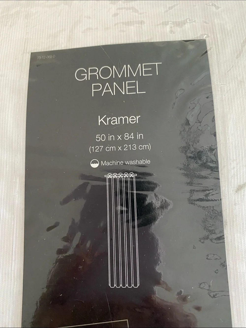 Studio Kramer Grommet Curtain Panel in White
